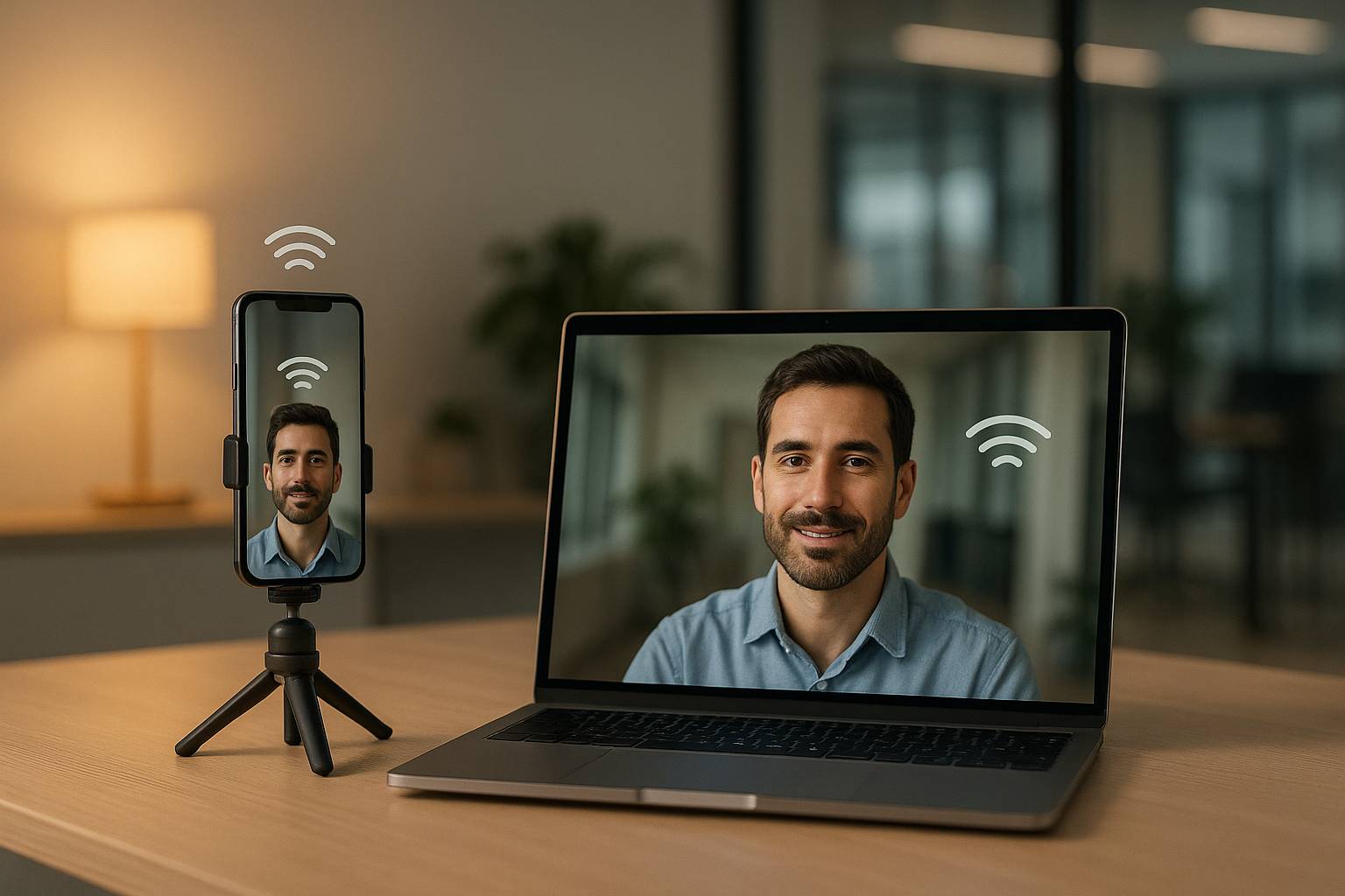 Cómo usar el móvil como webcam para videollamadas de alta calidad